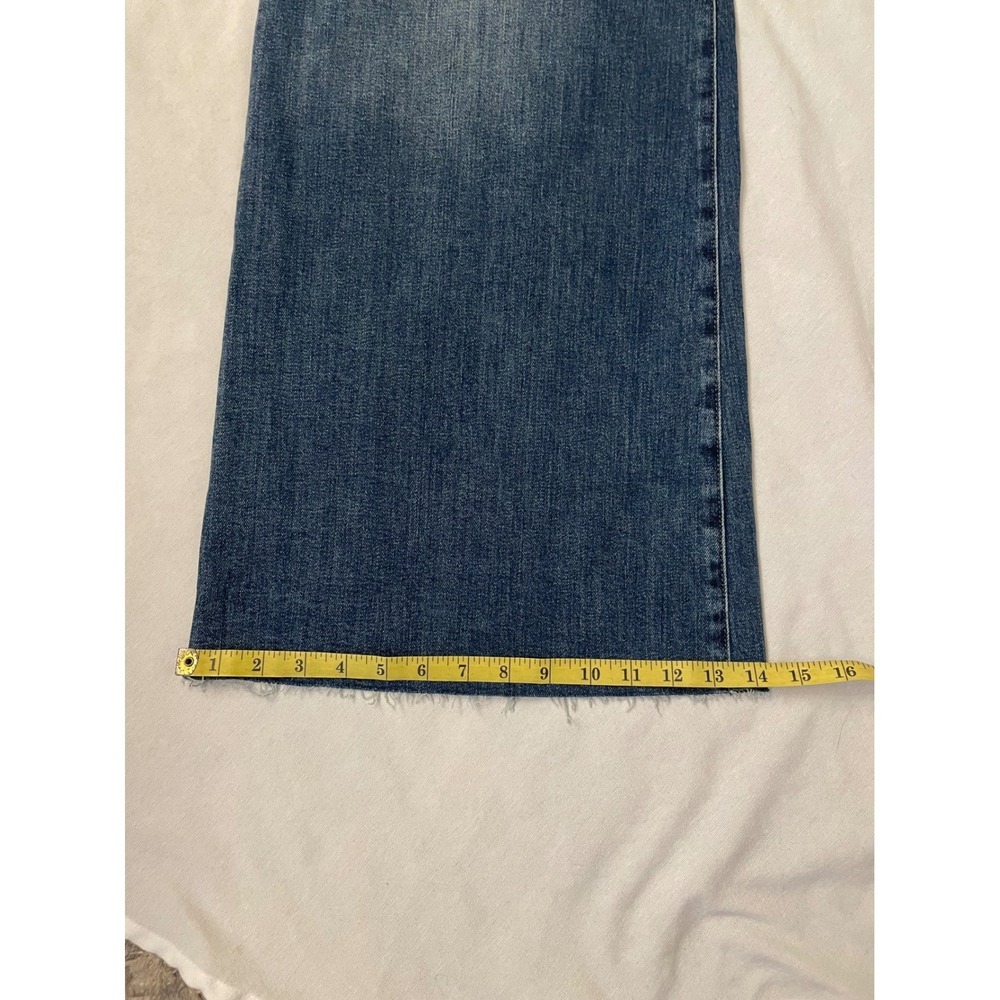 Kut from the Kloth Ryan Fab Ab Super Wide Leg High Rise Jeans Medium Wash 10 - Picture 4 of 12